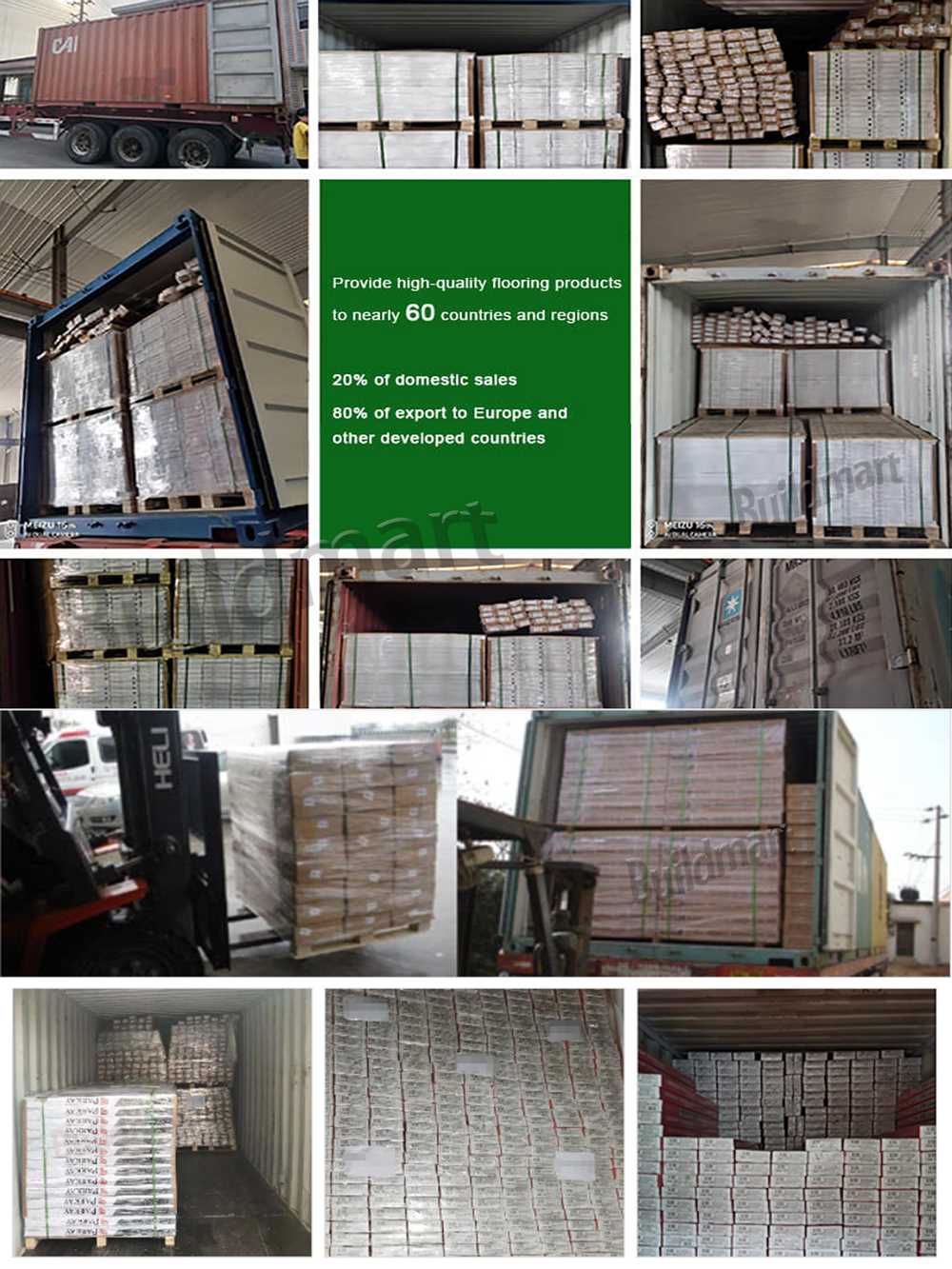 Cement Board Flooring Packaging and Shipping