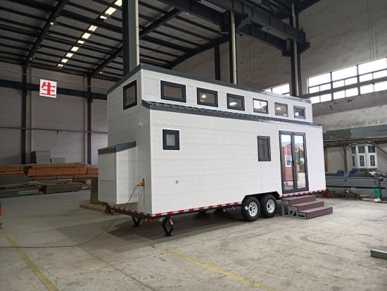 movable tiny home on trailer
